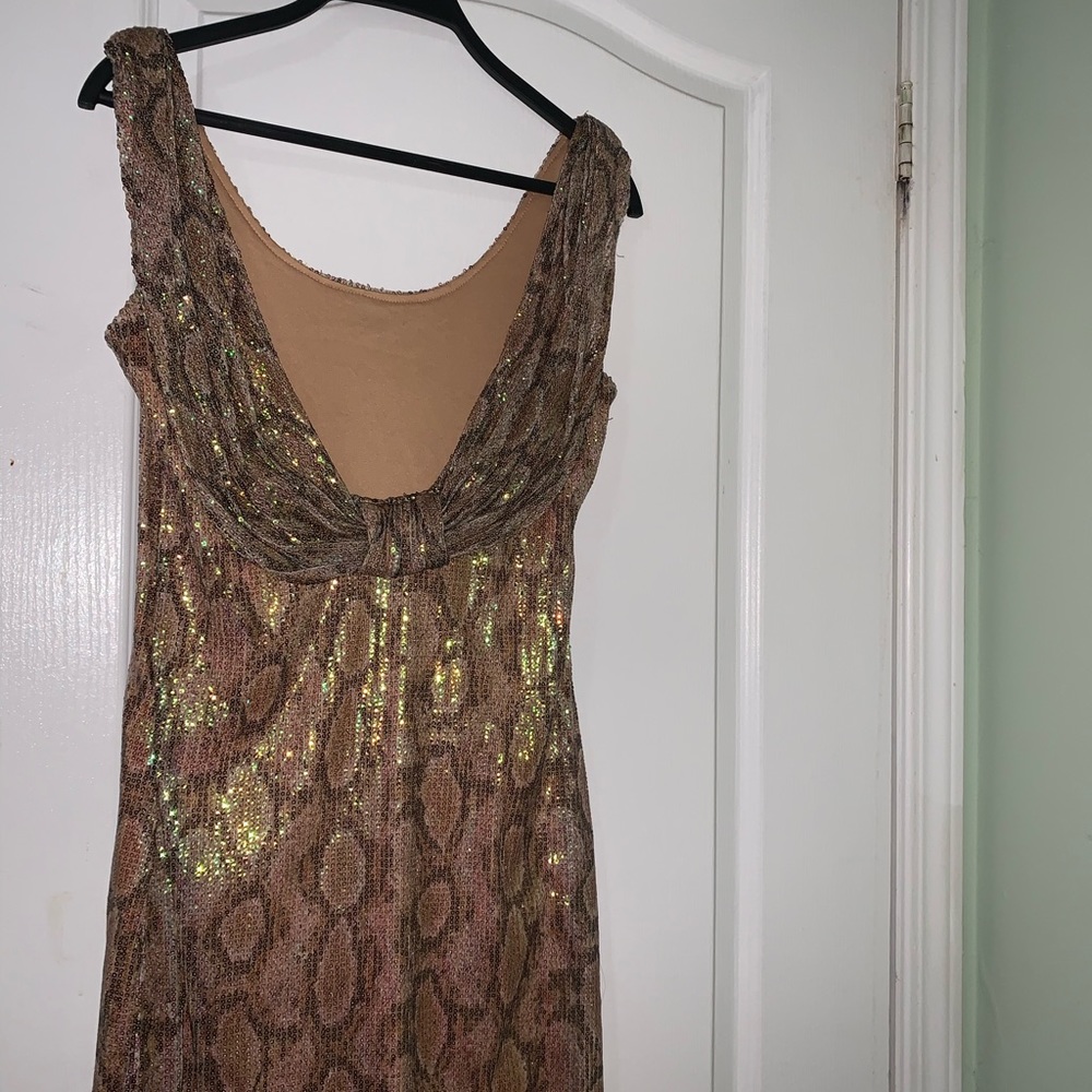 Fancy gold dress